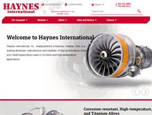 Tablet Screenshot of haynesintl.com